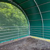 Tarpaulin shelter for horses and cattle 6 x 6 m